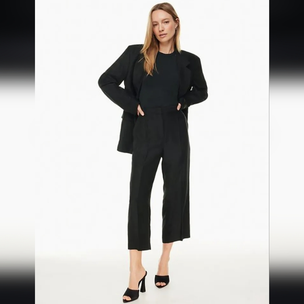 BABATON Cropped Pant Black Size 6 Aritzia